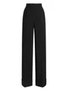 Dolce & Gabbana Two-way Stretch Wool Trousers In Black