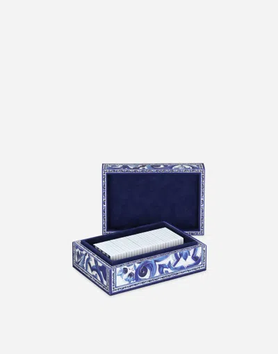 Dolce & Gabbana Plexiglass Domino Set In Multi