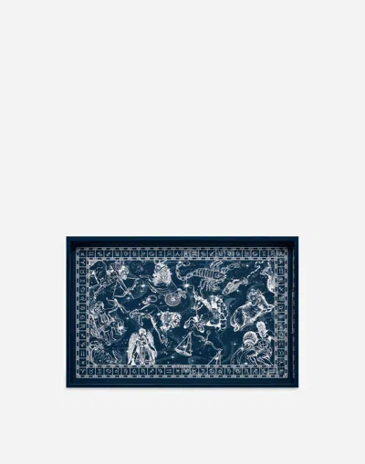 Dolce & Gabbana Plexiglass Tray In Blue