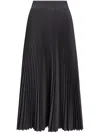 Dolce & Gabbana Midirock Mit Falten In Schwarz
