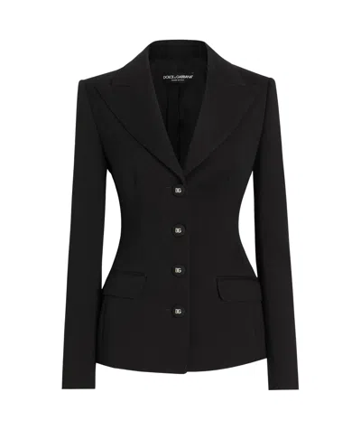 DOLCE & GABBANA PEAK-LAPELS BLAZER