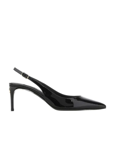 DOLCE & GABBANA DOLCE  GABBANA POINTED-TOE SLINGBACK PUMPS