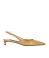 Dolce & Gabbana Pointed High Heel Sandals In Nude