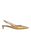 Dolce & Gabbana Pointed High Heel Sandals In Nude