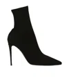 Dolce & Gabbana Sock-boots Mit Spitzer Kappe In Black