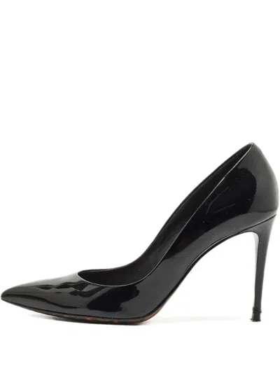 Pre-owned Dolce & Gabbana Pointed Patent Leather Pumps In Black