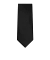 Dolce & Gabbana Wide Blade Smooth Texture Tie In Black
