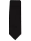 Dolce & Gabbana Wide Blade Smooth Texture Tie In Schwarz