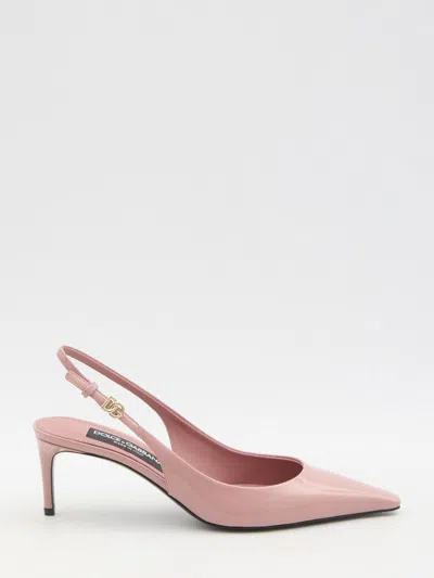 DOLCE & GABBANA POINTED-TOE SLINGBACK PUMPS
