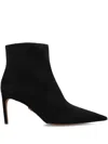 Dolce & Gabbana Pointed Zip Boots In Black