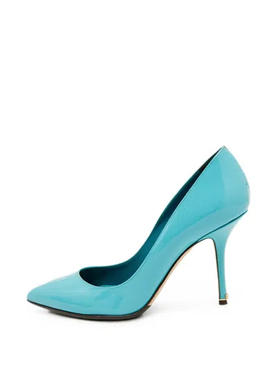 Pre-owned Dolce & Gabbana Pointed-toe Pumps In Blue