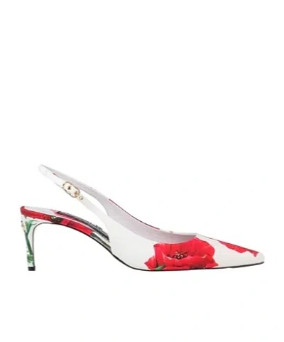 Dolce & Gabbana Pointed-toe Stilettos In White