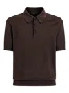 Dolce & Gabbana Men's Knitted Cotton Polo Shirt