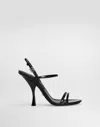 Dolce & Gabbana 105mm Ankle-strap Leather Sandals In Black