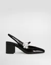 Dolce & Gabbana 60mm Crystal-embellished Slingback Pumps In Black
