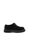 Dolce & Gabbana Polished Derby Shoes In Calf Leather In Black