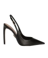Dolce & Gabbana Polished Goatskin Slingbacks In Black