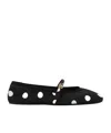 DOLCE & GABBANA POLKA DOT BALLERINA SHOES