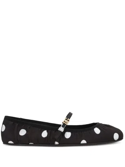 DOLCE & GABBANA POLKA DOT BALLET FLATS