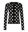 Dolce & Gabbana Polka Dot-pattern Button-up Cardigan In Multi