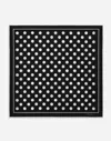 Dolce & Gabbana Dolce&gabbana Polka Dot Square Cotton Scarf In Print
