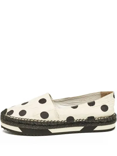 Pre-owned Dolce & Gabbana Polka-dot Espadrilles