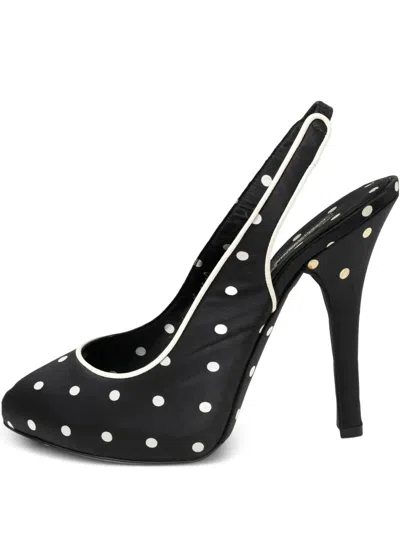Pre-owned Dolce & Gabbana Polka-dot Heeled Sandals