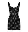Dolce & Gabbana Polka-dot Corset Minidress In Multi