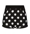 Dolce & Gabbana High Waist Shorts In Multi
