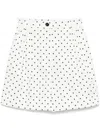 Dolce & Gabbana Polka-dot Shorts In White