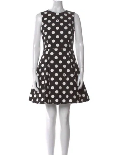 Pre-owned Dolce & Gabbana Polka Dot Print Mini Dress In Multi
