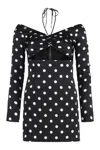 Dolce & Gabbana Polka-dot Print Silk Mini Dress