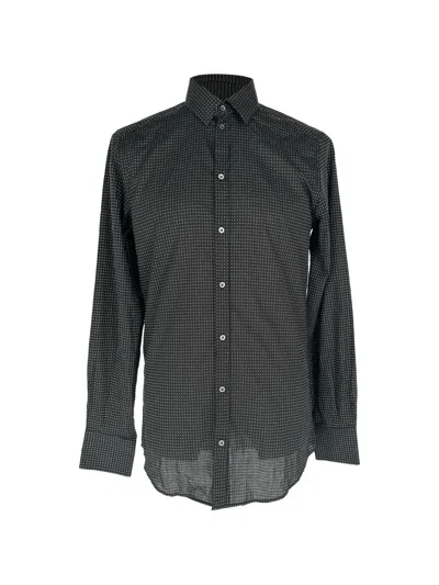 Pre-owned Dolce & Gabbana Polka Dot Shirt In Black