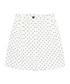 Dolce & Gabbana Polka-dot Shorts In White
