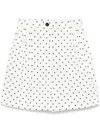 Dolce & Gabbana Polka-dot Shorts In White