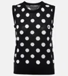Dolce & Gabbana Dolce&gabbana Women Top With Polka-dot Motif In Black