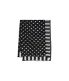 Dolce & Gabbana Polka-dot Silk Scarf In Black