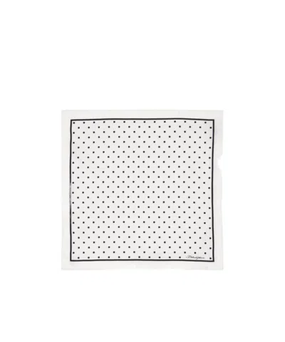 Dolce & Gabbana Polka-dot Silk Scarf In プリ
