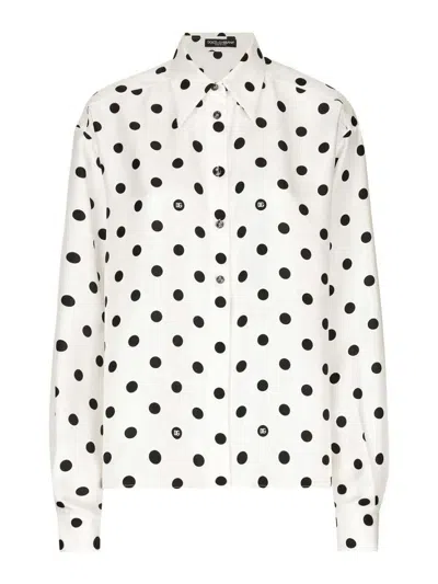 DOLCE & GABBANA POLKA DOTS SHIRT