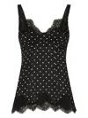 DOLCE & GABBANA POLKA DOTS TOP