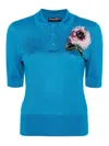 DOLCE & GABBANA POLO - AZUL