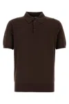 Dolce & Gabbana Polo In Brown