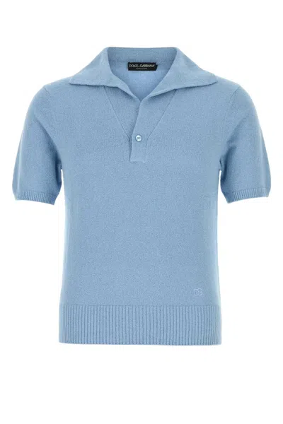 Dolce & Gabbana Polo In Blue