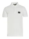 Dolce & Gabbana Dg Essential Polo White In White