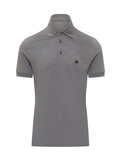 Dolce & Gabbana Polo In Grey