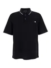 Dolce & Gabbana Polo Shirt In Piqué De Coton In Black