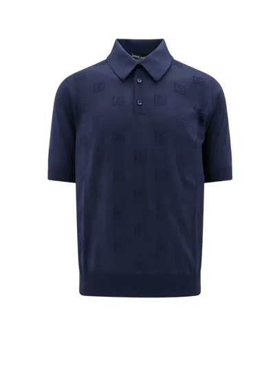 Dolce & Gabbana Polo Shirt In Blue