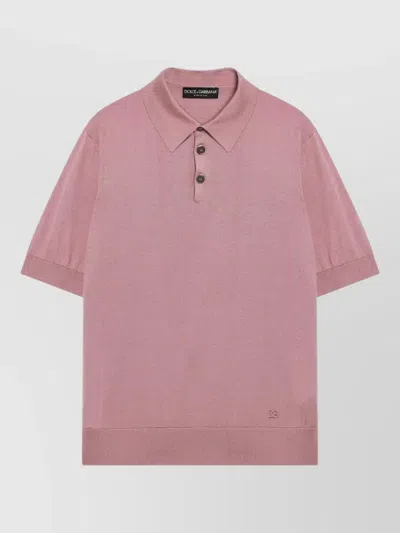 Dolce & Gabbana Man Sweater Pastel Pink Size 38 Cashmere, Silk