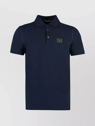 DOLCE & GABBANA POLO SHIRT COTTON SHORT SLEEVES