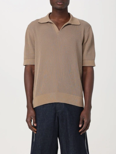 Dolce & Gabbana Man Polo Shirt Man Beige Polo Shirts